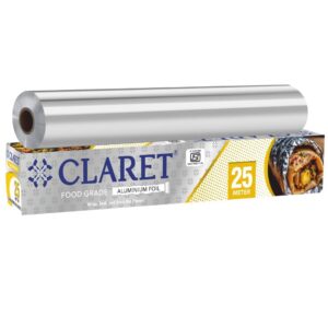 Signature Aluminium Foil 25 Meter | Food-Grade, Extra Strong & Durable | Retains Freshness & Keeps Food Warm | Ideal for Wrapping, Baking, Grilling & Storing Food (Pack of 1)